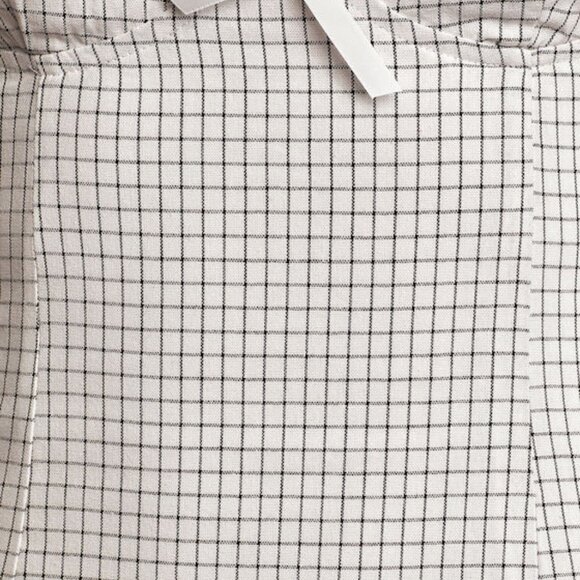 Lulus Attitude Check White Plaid Sleeveless Mini Dress Size Small NWT - Picture 10 of 10